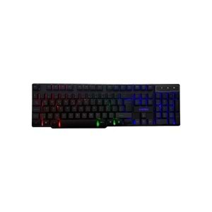 Everest KB-188 Borealis Siyah USB Gökkuşağı Aydınlatmalı Q Gaming Oyuncu Klavyesi