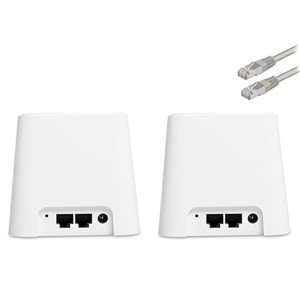 Everest FINIX MW3-2P Kablosuz Mesh WiFi AC1200 Dual Band Gigabit Router - 2'Li