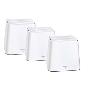 Everest FINIX MW3-3P Kablosuz Mesh WiFi AC1200 Dual Band Gigabit Router - 3'Lü