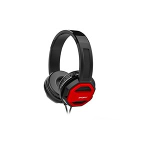 SNOPY SN-101 BONNY KIRMIZI PC-TELEFON MİKROFONLU KULAKLIK