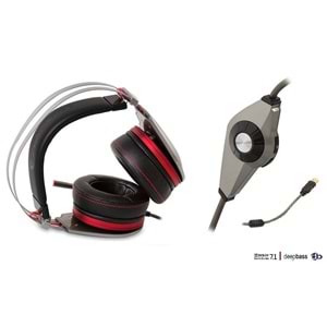 Snopy Rampage SN-RX9 Gaming 7.1 Gümüş Mikrofonlu Kulaklık