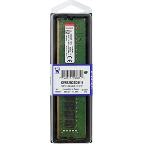 Kingston 16GB 3200MHz DDR4 KVR32N22D8/16