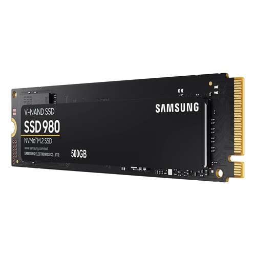 Samsung 980 NVMe M.2, 500 GB SSD, 3.500 MB/sn Okuma, 3.000 MB/sn Yazma , MZ-V8V500BW