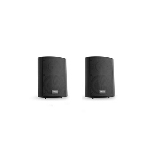 Mikado MDK103-5 5-12.7cm 10W 2 Adet Duvar Tipi Hoparlör...Güçlü 87 db Ses Çıkışlı Şık Tasarım Kasalı Kolay Monte Edilir Siyah Renk Hoparlör