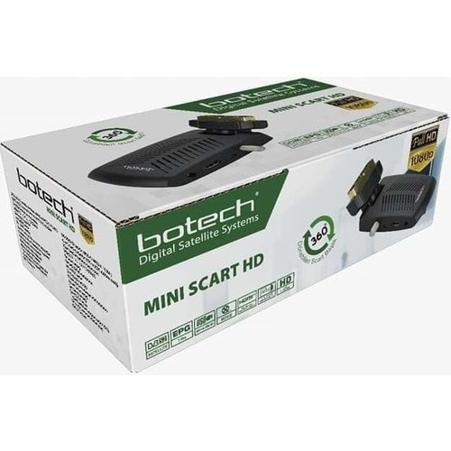 Botech Mini Scart Full HD 1080P Uydu Alıcısı