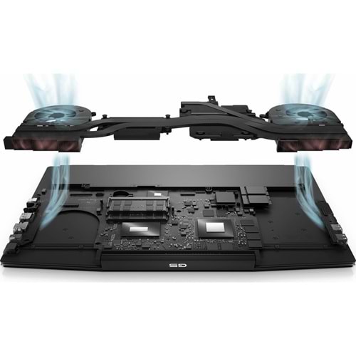 Dell G15 5510 G15 6B870D5F16C i7-10870H 16 GB 512 GB SSD RTX3050Ti 15.6