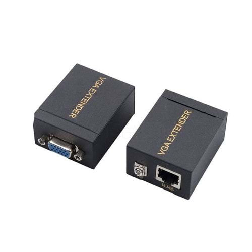 Hytech HY-VGAEX60 60 Mt Vga Extender...Vga Görüntü Sinyalini Cat 5 veya Cat 6 Kabloyla Max. 60 Mt. Uzatıcı Extender