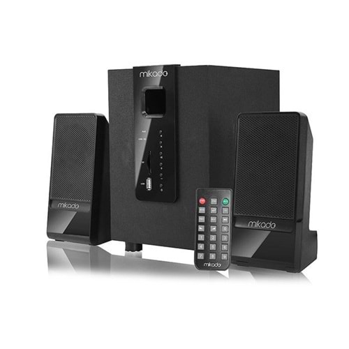 Mikado MD-M100BT 2+1 Siyah Usb+SD+Fm Destekli Modern Tasarım Multimedia Bluetooth Speaker
