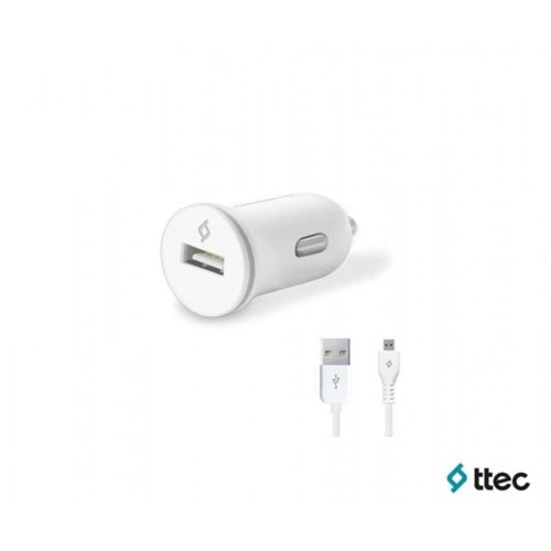 TTEC 2CKC01B Compact Araç Şarj Aleti Micro USB 1mAh Beyaz