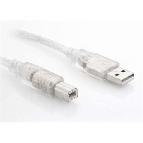 S-Link SL-U2005 Usb 2.0 5m Şeffaf Yazıcı Kablosu