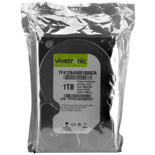 Vivetronic TP41264A001000GA 1TB 3.5 SATA HDD