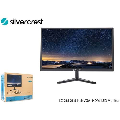 Silver Crest SC-215 21.5 inch VGA+HDMI LED Monitör