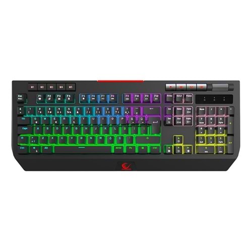 Rampage KB-R105 EXHERO Full RGB Ledli Blue Switch Oyuncu Klavyesi