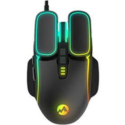 Everest SM-G55 X-FORA Usb Siyah 7D Optik 7200dpi LED Işıklı Gaming Oyuncu Mouse