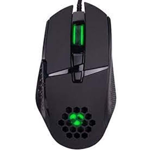 Everest RAGE-X1 Usb Siyah 8 Tuşlu Led Işıklı 6400dpi Gaming Oyuncu Mouse