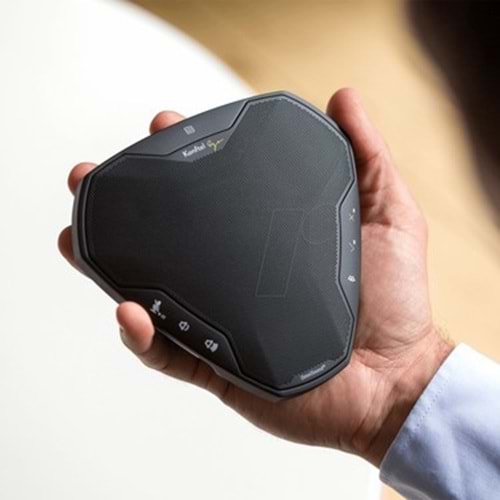 Konftel EGO Siyah 1000mAh BT/USB/AUX LED Panelli Speaker Hoparlör