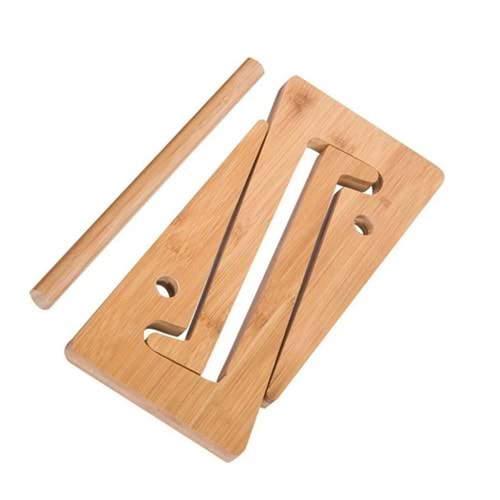 Taşınabilir Ahşap Notebook Laptop Standı 22cm-30cm