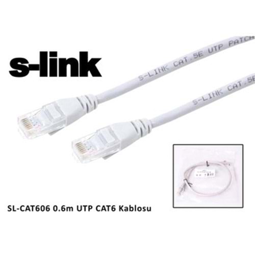 S-link SL-CAT606 0.6m UTP CAT6 Kablosu