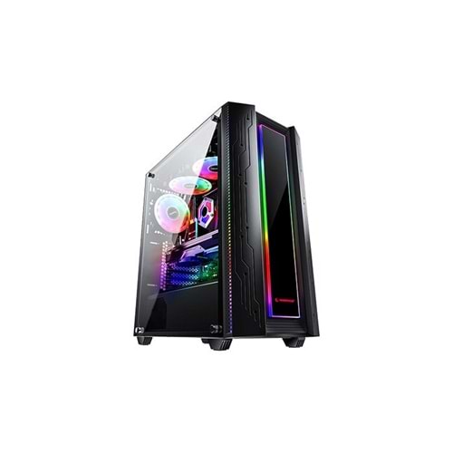 Rampage GRAND 600W 80plus Bronze Temper Camlı 14cm RGB Fan+Led Şeritli