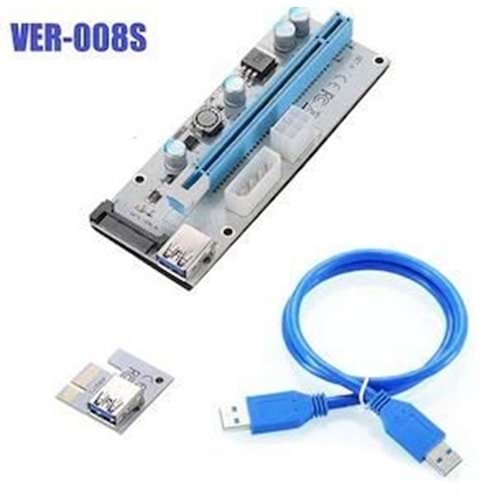 S-link SL-EX10 PCI-E 1x to 16x Sata6pin Bitcoin Riser Kart