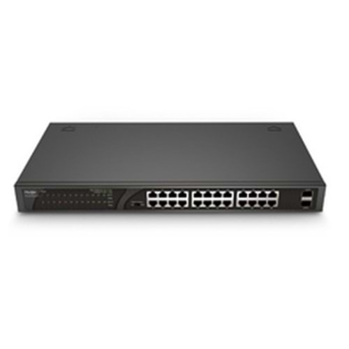 Reyee RG-ES126G-LP-L 10/100/1000 Gigabit 24 Portlu PoE 180W Tak Çalıştır Switch