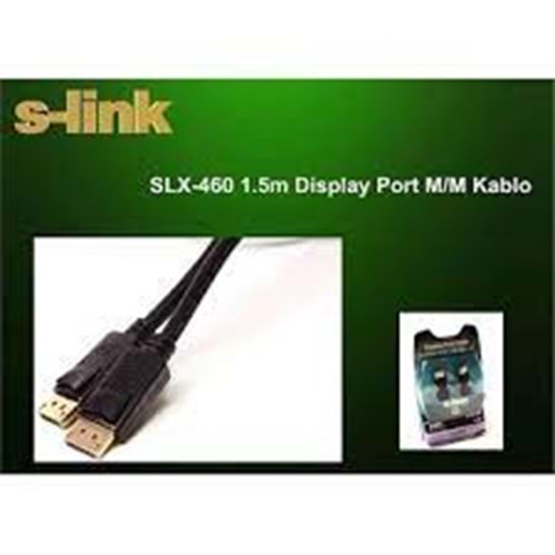 S-link SLX-460 1.5m M/M Display Port Kablo
