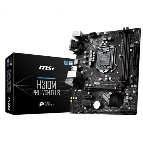 MSI H310M PRO-VDH PLUS DDR4 2666/2133Mhz mATX 1151p
