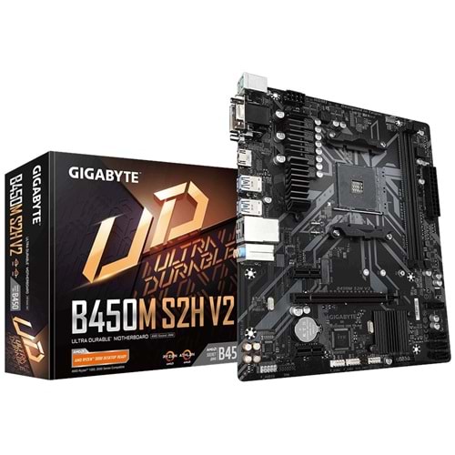 GIGABYTE B450M S2H V2 DDR4 M.2 mATX AM4