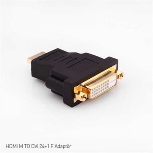 S-link SLX-240 HDMI Erkek DVI 24+1 Dişi Altın Kaplamalı Çevirici Adaptör