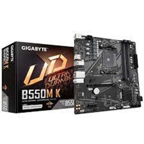 GIGABYTE B550M K DDR4 4733MHz(OC) HDMI M.2 DP mATX AM4