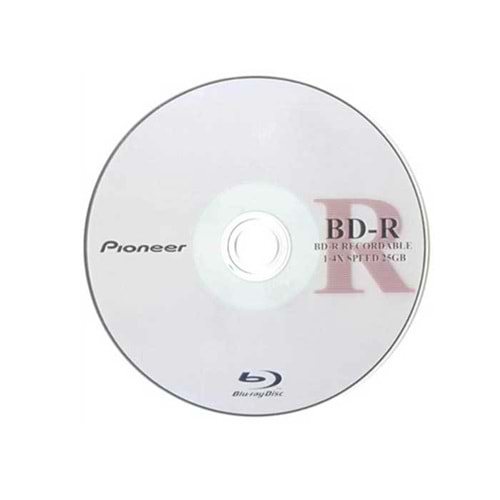 Pioneer 25gb Boş CD BDR-MEDIA-XBDL BD-R Recordable Disc