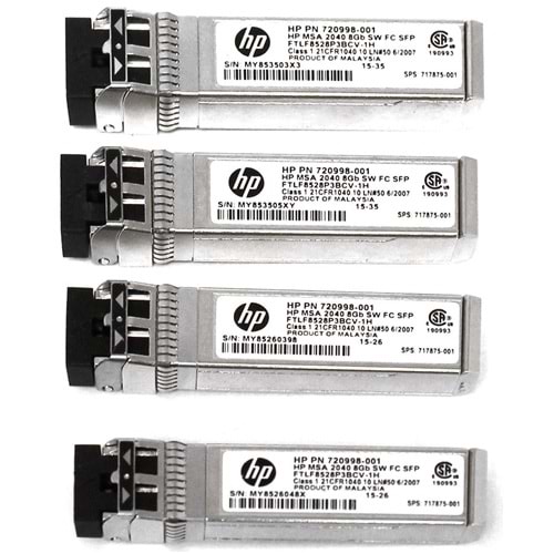 HPE MSA 16Gb SW FC SFP 4pk XCVR