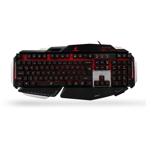 Everest Rampage Claymore Siyah USB Gaming Q Multimedia Klavye
