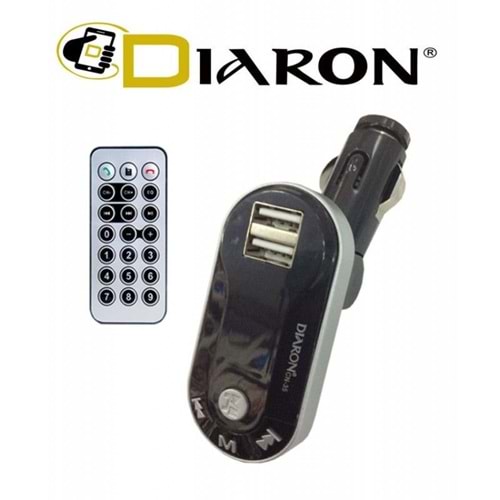 DIARON CN-35 SD/USB FM TRANSMITTER ÇİFT USB Lİ