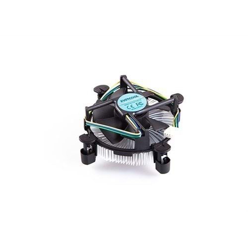 Evercool CS-775-13 Alüminyum CPU Fan (775 Pin İşlemci Uyumlu, Mandallı)