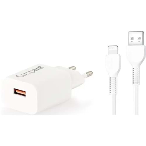 COMPAXE CTA-150QC 18W 5V 3A/ 9V 2A/ 12V 1.5A QC ADAPTÖR BEYAZ