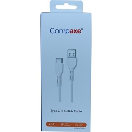 COMPAXE CTK-BTU USB TO TYPE C 3 AMPER ( BÜYÜK KUTULU ) KABLO