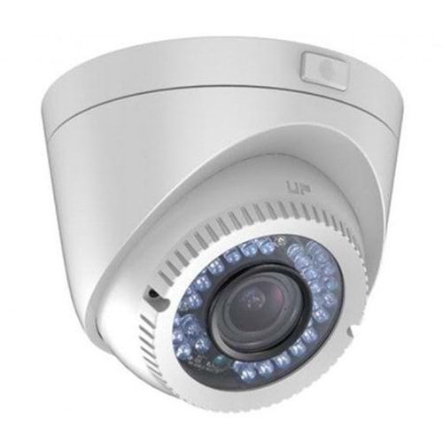 Haıkon DS-2CE56C0T-VFIR3F 1.0 MP 2.8 - 12 mm Ayarlanabilir 720p HD TVI 4 in 1 IR Dome Kamera