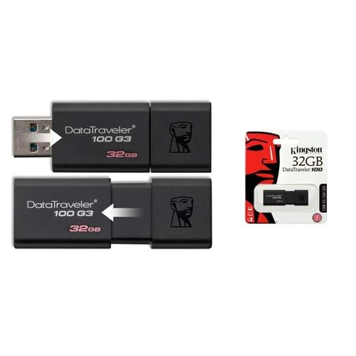 Kingston DataTraveler 100 G3 Usb 3.1 32 Gb Bellek - DT100G3/32Gb