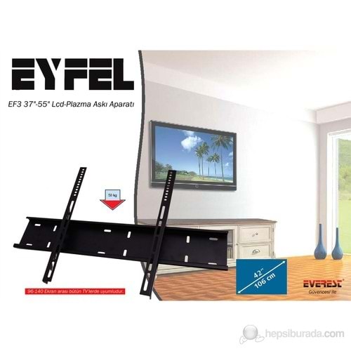 Eyfel EF-3 37''-55'' Lcd-Plazma Askı Aparatı