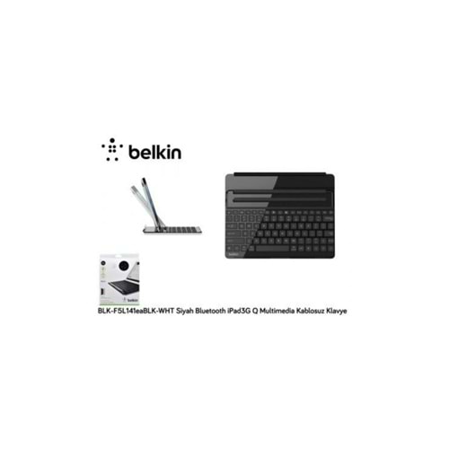 iPad Tablet Standlı Bluetooth Klavye - Belkin Blk-F5l14eablk-Wht