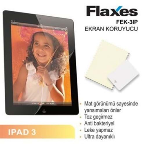FEK-3IP FLAXES FEK-3IP IPAD 3 MAT EKRAN KORUYUCU