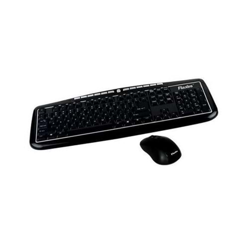 FLAXES FLX-323W 2.4 Ghz Wireless Klavye-Mouse Set KUTU DEFORMELİ!!!