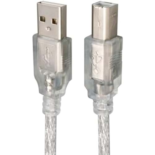 POWERMASTER 1.5 METRE 2.0V ŞEFFAF USB YAZICI KABLOSU (u2015) FULLY