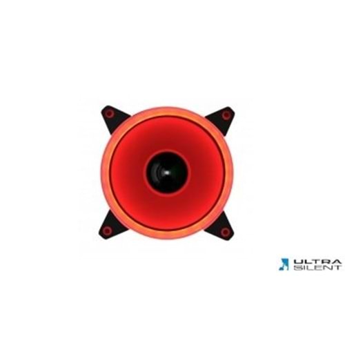 Gamepower GF-30R Ultra Silent 12cm Kırmızı Ring Ledli Kasa Fanı