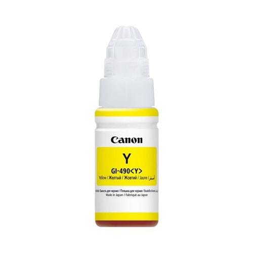 Canon GI-490 Y Orijinal Sarı Mürekkep Kartuşu