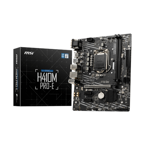 MSI H410M PRO-E DDR4 2933Mhz DVI HDMI MATX 1200p