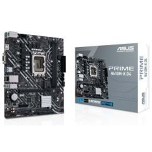ASUS PRIME H610M-K D4 DDR4 3200 HDMI DP M.2 mATX 1700p