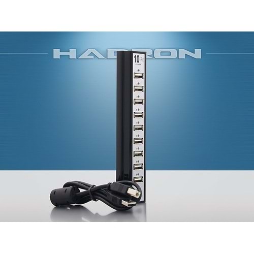 Hadron HD113/50 USB 2.0 HUB 10 PORT Adaptörlü