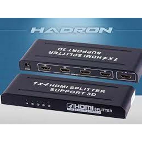 Hadron 1 Giriş 4 Çıkış Hdmi Çoğaltıcı Splitter (HD205/60 1.4V 1080P 3D)(HN205k)